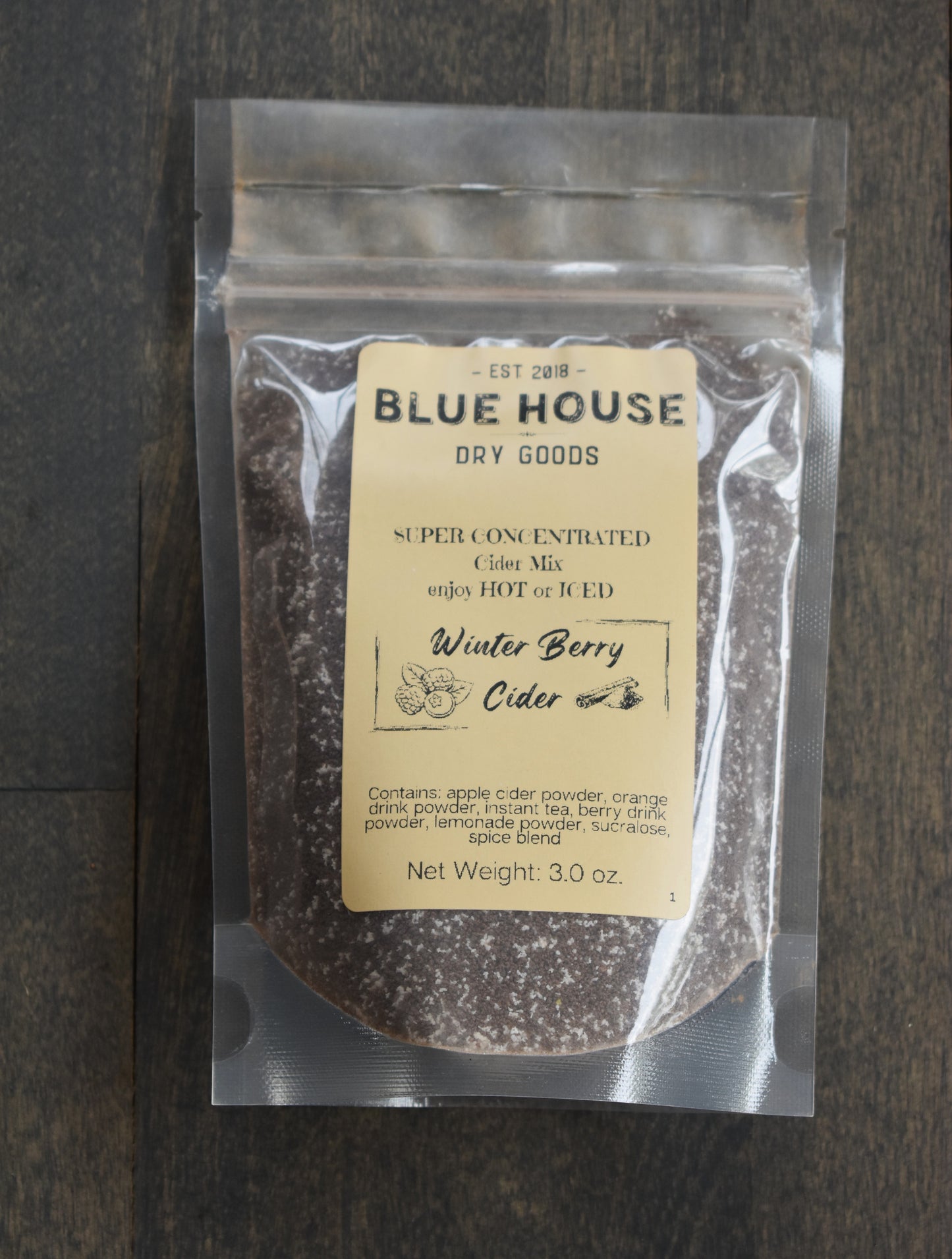 Winter Berry Cider Concentrate - Drink Mix