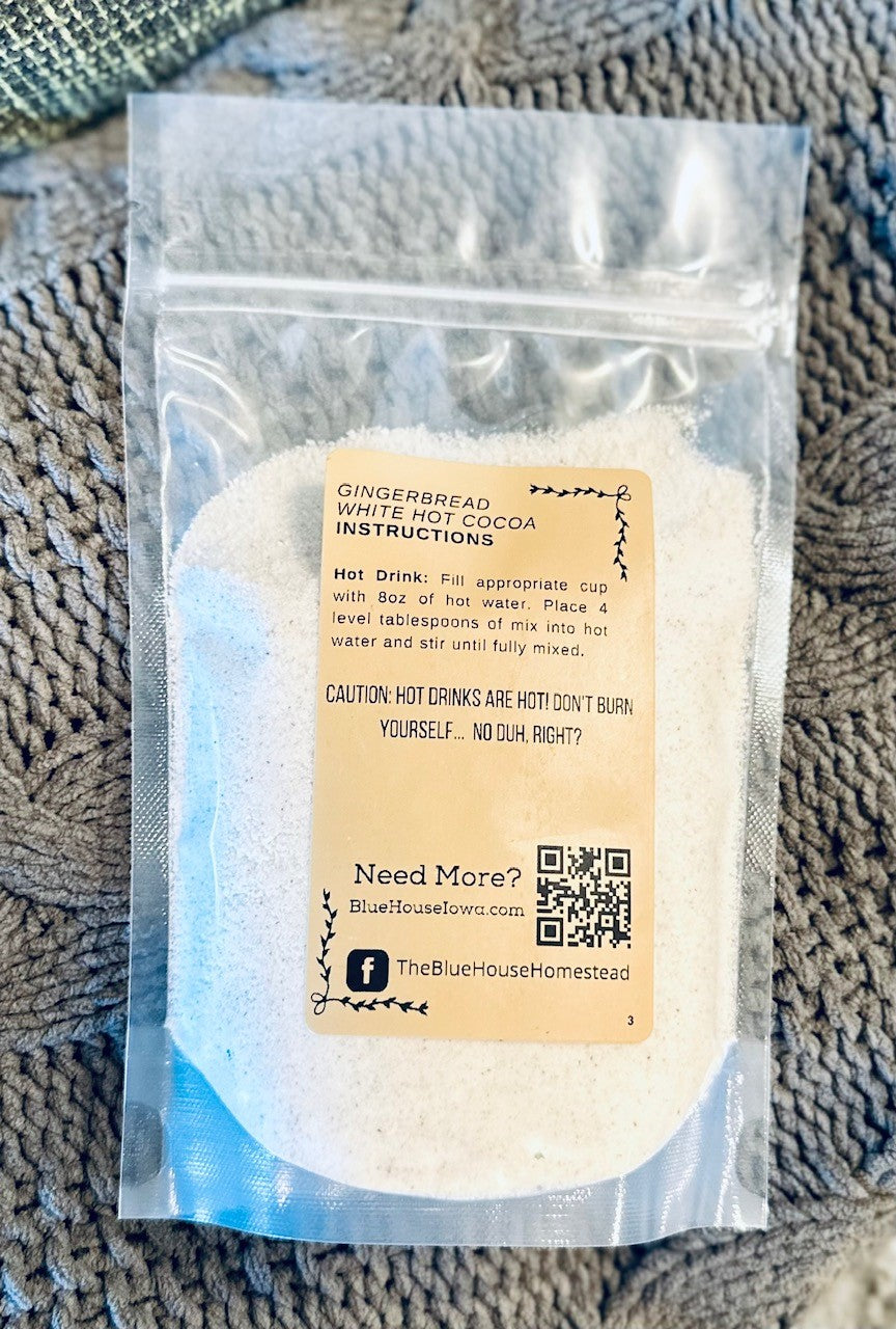 Gingerbread White Hot Chocolate - Drink Mix