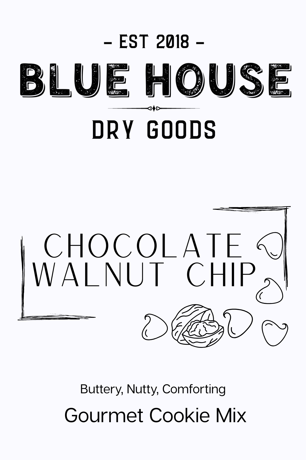 Chocolate Walnut Chip - Cookie Mix