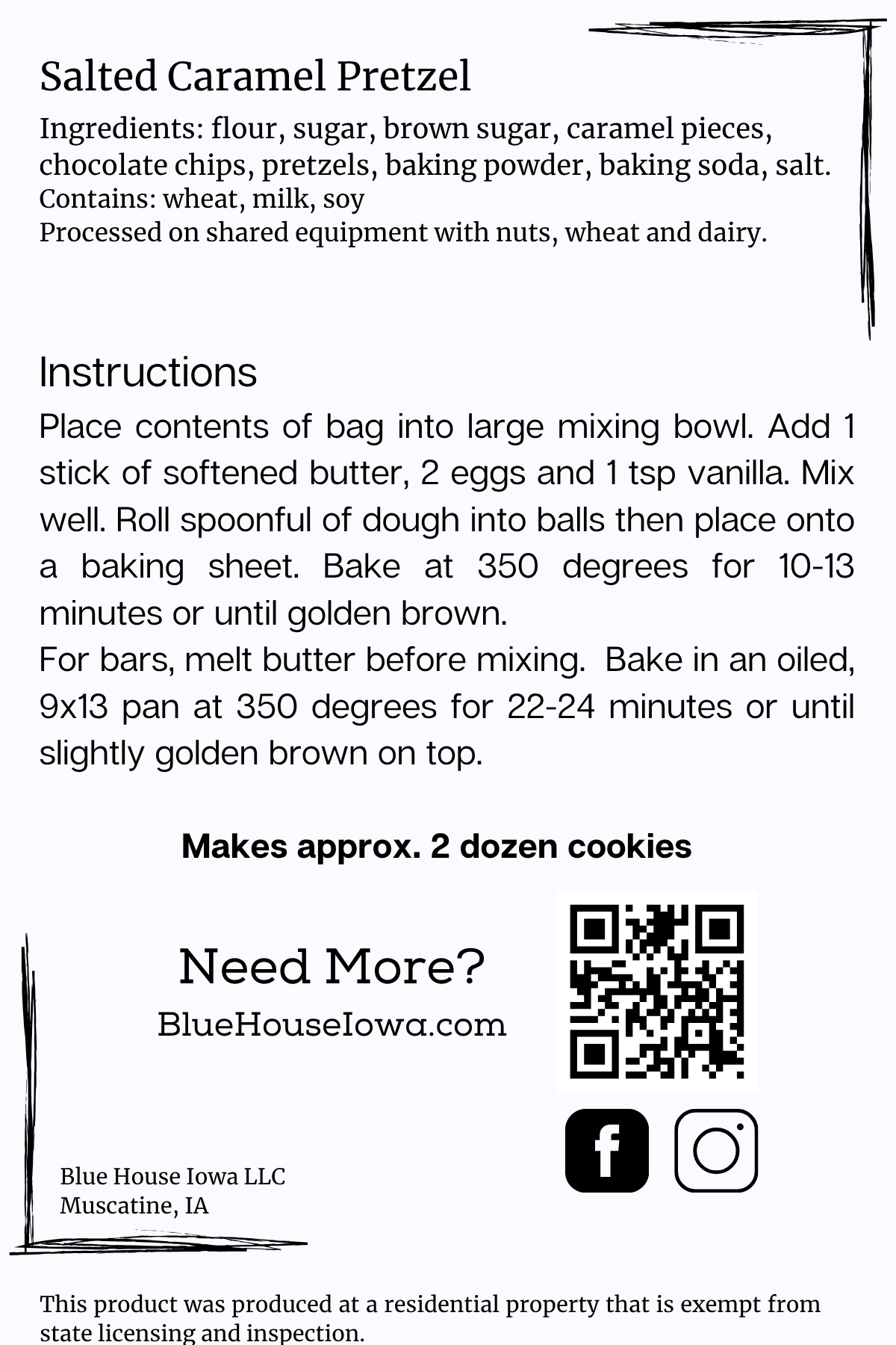 Salted Caramel Pretzel - Cookie Mix